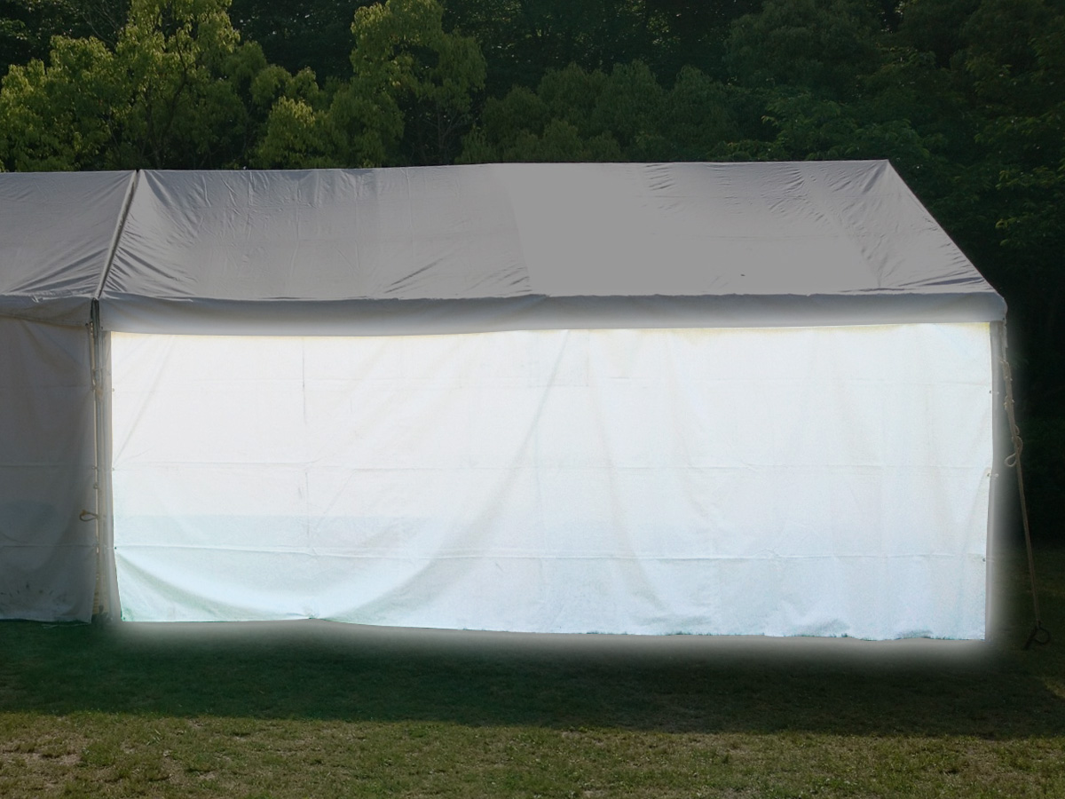オンラインストア直販 テント パイプ 天幕別途 ２間×３間 建築材料、住宅設備